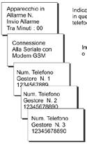 Invio Allarme Tra Minuti : 00 Connessione Alla Seriale con Modem GSM Num. Telefono Gestore N.