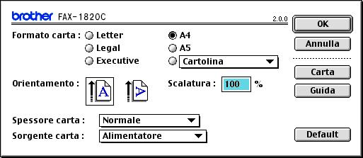 Chiudere Scelta Risorse. Per stampare un documento: 3 Dal software applicativo come ad esempio Presto!