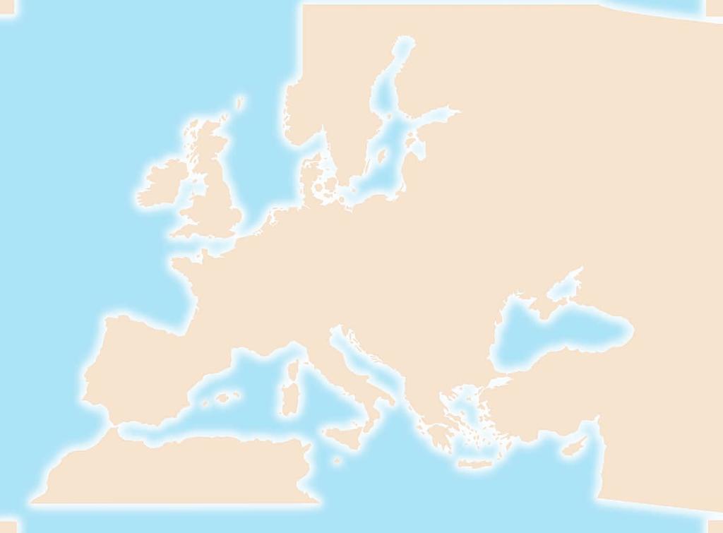 7. Colora nella carta muta dell Europa le aree in cui ebbero luogo processi per stregoneria citate nel documento.