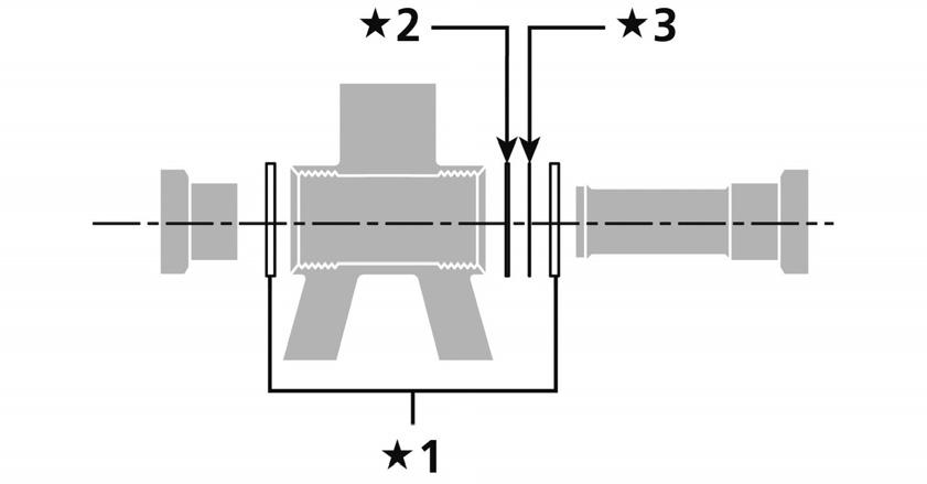 INSTALLAZIONE (CORONA) Metodo di installazione del distanziale (MTB/Trekking) 1. Verificare se la larghezza della scatola del movimento centrale è di 68 mm o 73 mm.