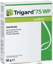 INSETTICIDA SELETTIVO PER IL CONTROLLO SPECIFICO DI LIRIOMYZA SU COLTURE ORTICOLE E FLORICOLE TRIGARD 75 WP è un insetticida sistemico regolatore di crescita caratterizzato da un azione prolungata.