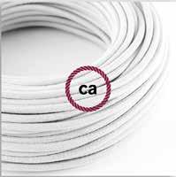 DAYLIGHTITALIA 12 / Cavo tessile Cordoni Cords Specifiche tecniche: FRRTX 300/300V 2x0,75 o 3x0,75 Cavo flessibile a spirale visibile