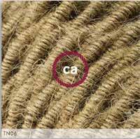 2x0,75 / 6,6mm 3x0,75 Cavo tessile Cavi trecciati in juta Jute twisted cable Specifiche tecniche: FRRTX    