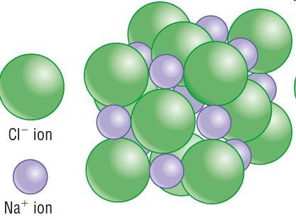 I composti ionici sono costituiti da particelle cariche (ioni)e in particolare da specie cariche positivamente (cationi) e specie cariche negativamente (anioni).