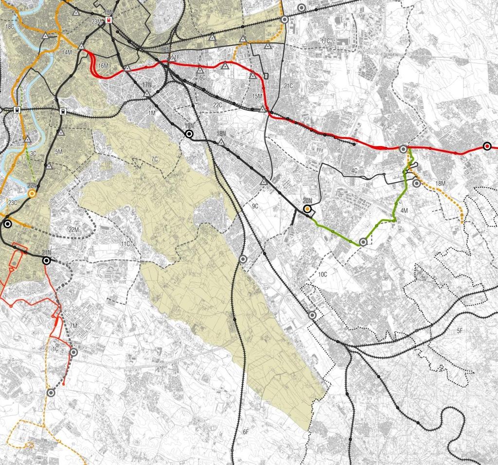 SISTEMA DELLA MOBILITÀ Termini METRO C: