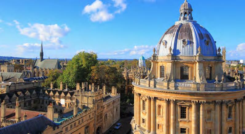 Brookes University Oxford College 12-17 anni WORK PROJECT Oxford è una delle città universitarie più conosciute al mondo ed è soprannominata la città dalle guglie sognanti per l architettura dei suoi