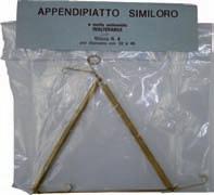 303 Appendipiatti OTTONATI 4 ganci