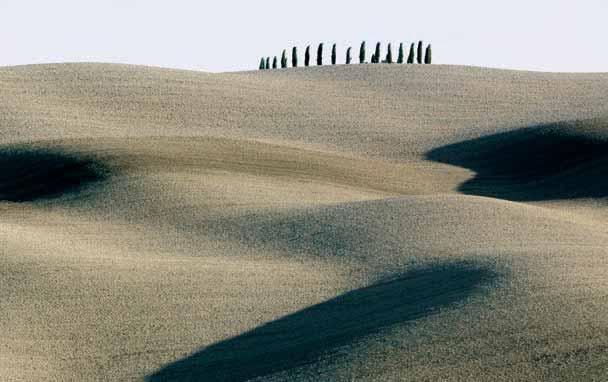 Un paesaggio dal fascino antico e struggente che si estende a perdita d occhio.