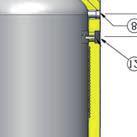 L=300 mm Rp 1 1/2 12 Pozzetto