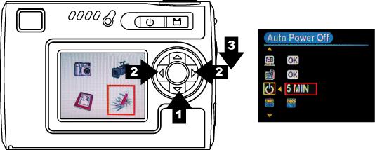 Formattazione dell archivio 1. In modalità Impostazioni. 2. Premere per selezionare Format Storage (Formattazione archivio). 3.