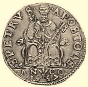 Paolo IV (1555-1559) Testone 1557