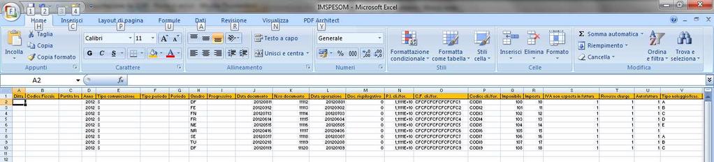 17 Esempio di file