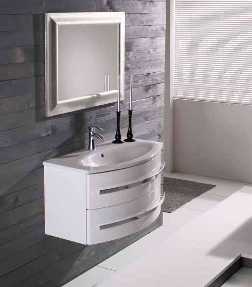 U N I K A Composizione 143 Bianco Lucido Top ceramica L.