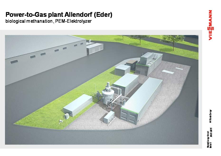 Power to gas Produzione di metano dalla CO 2 il processo 7 6 3 4 8 2 Breve descrizione : L impianto BioPower to Gas è unico al mondo nel suo genere su larga scala.