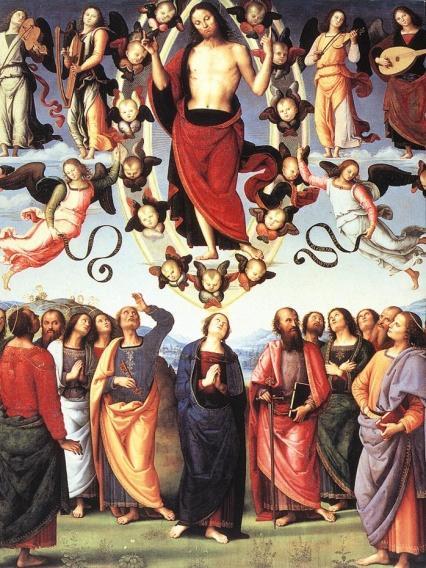 L ASCENSIONE Dal Vangelo secondo Luca (24, 50-53) Poi li condusse fuori verso Betània e, alzate le mani, li benedisse.