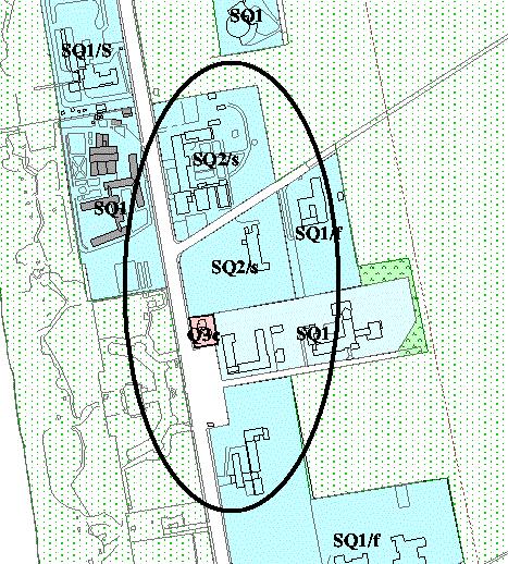 Il Regolamento Urbanistico definisce la destinazioni relativa all area oggetto di approfondimento: SERVIZI SQ2S Comune di Pisa