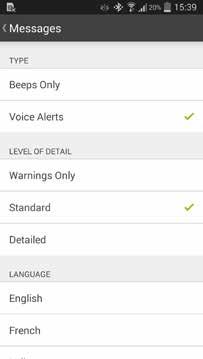 15.1 Configurazione dello streamer - VoiceAlerts I VoiceAlerts sono messaggi vocali o toni beep inviati agli