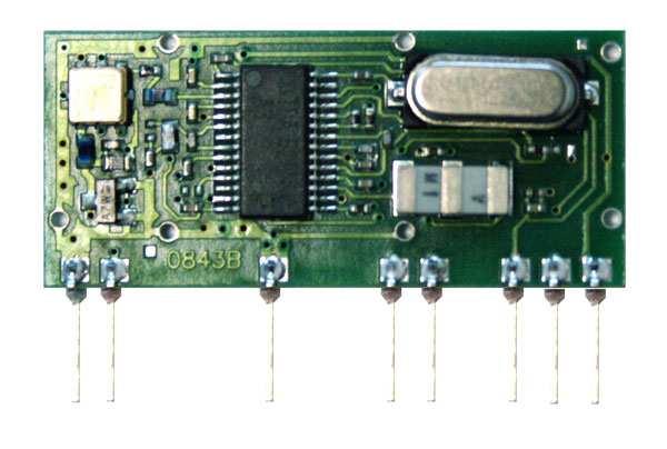 Utilizzare carichi superiori a 22 KΩ Pin 15 +V Connessione al punto positivo dell alimentazione (+5,0 V) Caratteristiche tecniche Min Tipico Max Unità Annotazioni Centro frequenza di lavoro 433.