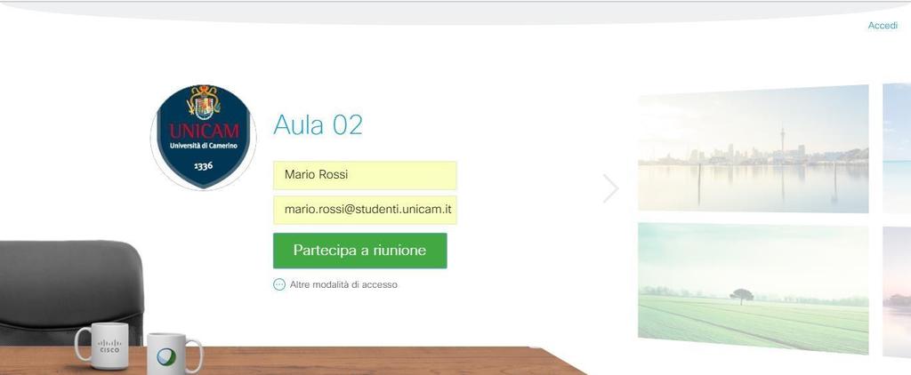 UniCam si propone di consentire anche agli studenti che in questo periodo non possono recarsi nella sede di Camerino di partecipare alle lezioni che si svolgono regolarmente presso le aule didattiche.