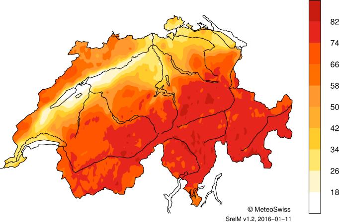 mensile in % della norma Distribuzione della temperatura, precipitazioni e soleggiamento per