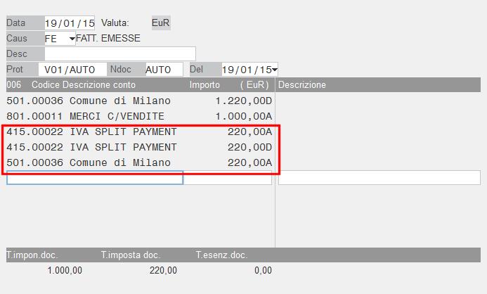 Quando si è posizionati sul campo dell importo nella riga del cliente, è attivo il pulsante Segnalazioni varie [Shift+F7]