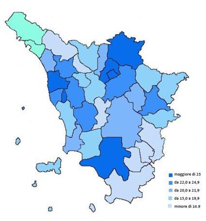 Si registra invece un aumento dei liberi professionisti e degli insegnanti/professori/ricercatori. 1.4.