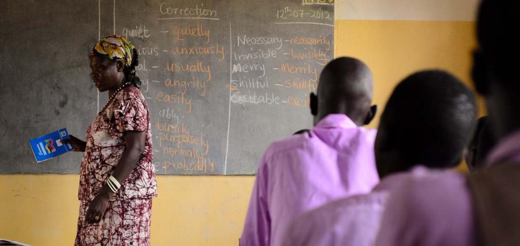 particolarmente vulnerabili, bambini affetti dal conflitto, bambini con disabilità e bambine a cui è impedito frequentare la scuola per questioni di credenze tradizionali.