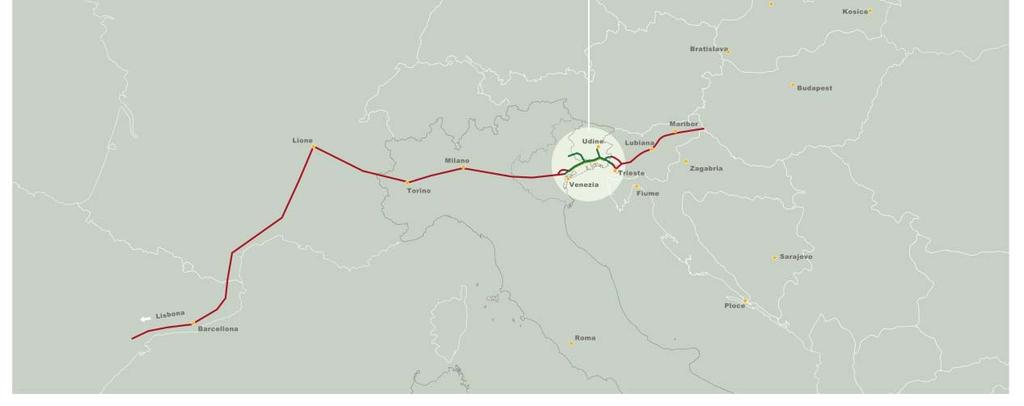 Un'area che rappresenta il cuore del nordest, piattaforma logistica dove si incrociano i