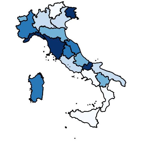 Tavola 4- Indici strutturali. Regioni italiane.