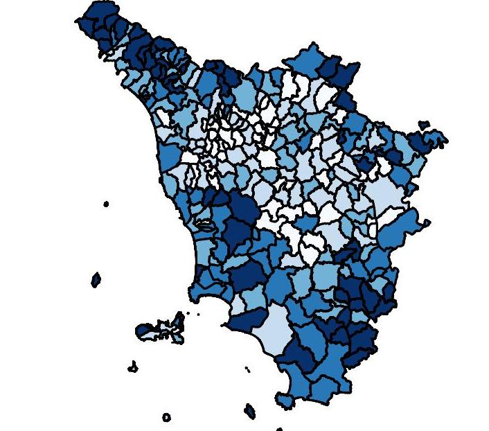 Tavola 5- Indici strutturali nelle province toscane.
