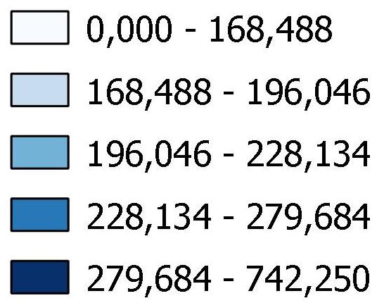 Livorno 217,9 62,7 43,0 46,9 Lucca 201,6 59,7 39,9 46,2 Massa-Carrara 225,7 60,3 41,8 47,1 Pisa 181,4 58,9 38,0 45,2 Pistoia 192,4 59,9 39,4 45,9 Prato 153,7 57,0 34,5 44,0 Siena 202,7 62,1