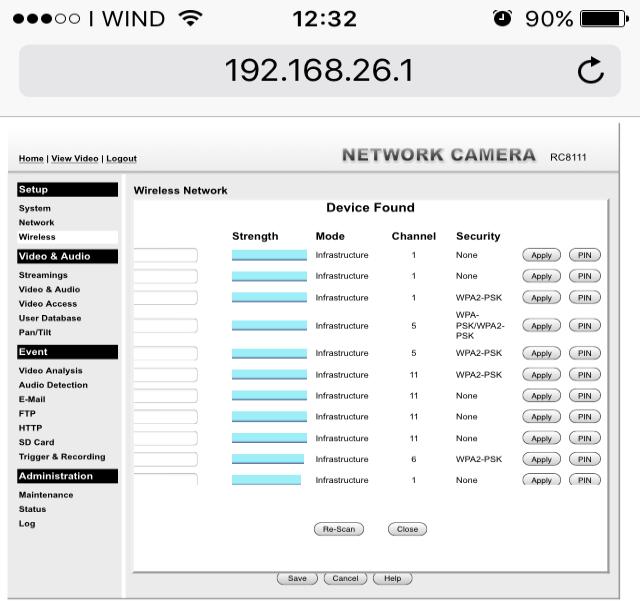 Appendice 2: installazione ed associazione Webcam 1.