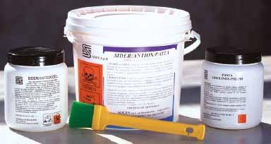 accessori bombolette protettive siderinox spray Bomboletta spray formulata con base di alluminio e acciaio inox micronizzati. Forma una pellicola elastica sovraverniciabile. Essicazione rapida.