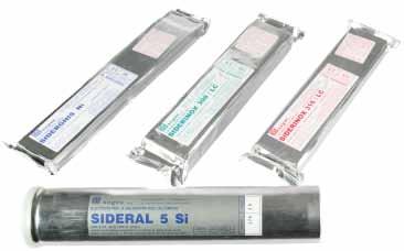 721,30 SIDER 50 130,40 161,40 338,90 461,30 721,30 CELLULOSICI - E6010 SIDER 6010 158,00 256,30 350,10 PER ACCIAI CORTEN - E8018-W2 COR 58 244,00 486,00 668,00 elettrodi per la saldatura di acciai