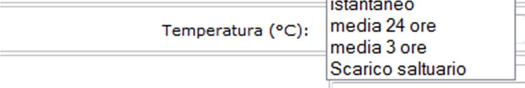 (m 3 /h): è obbligatorio inserire la portata al momento del campionamento.
