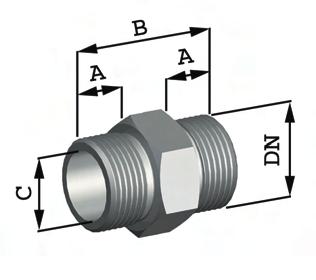 CH Dimensions A (chiave) (spanner) 1/4 8 19 3/8 10 24 1/2 10 30 3/4 10 36 1 12 46 1 1/4 15 55 1 1/2 15 65 2 18 70 Controdadi Art.