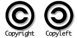 Copyright e Copyleft Copyleft è un gioco di parole sul termine copyright nel quale la parola "right", che significa "diritto" (in senso legale), viene sostituita con "left", che vuol dire «ceduto»