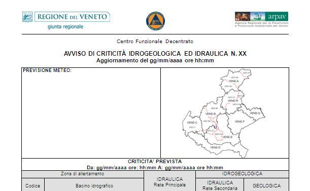 RISCHIO IDROGEOLOGICO E IDRAULICO NUOVO AVVISO DI