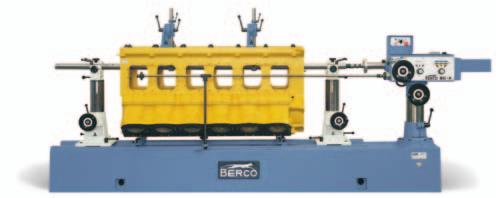 BC 4A BC 5A barenatrici per bronzine di banco e di alberi a camme line boring machines for main and camshaft bearings Funzionalità, versatilità ed affidabilità sono le peculiari doti delle