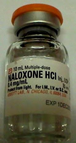 Naloxone (narcan): dose iniziale di 0.