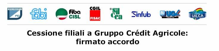 .. 3300 ggeennnnai aiioo 22001111 Il volantino unitario Nella serata di giovedì 13 gennaio è stato firmato l accordo relativo alla cessione di 96 filiali di Intesa Sanpaolo, Cassa di Risparmio del