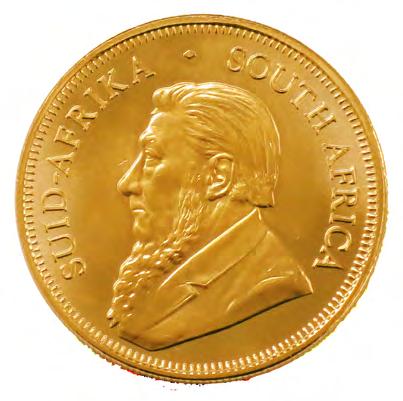 Sudafrica Sudafrica Krügerrand Krügerrand 44 45 Il 3 luglio 1967 la «South African Mint Company» di Pretoria, con il Krügerrand da 1 oncia, emise la moneta d oro da investimento probabilmente più