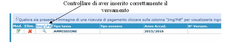 A questo punto è obbligatorio inserire l immagine o la scansione dell attestazione del bollettino, cliccando su SFOGLIA, allegando il file