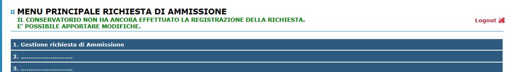 domanda di ammissione e cliccare su: "Richiedi". Il sistema vi invierà all Email indicata le credenziali relative).