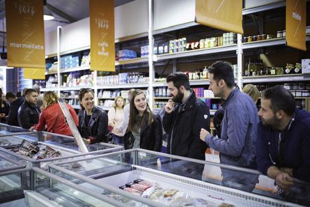 internazionali coinvolti, tra cui alcuni dei più importanti food store, boutique gourmet e media internazionali provenienti da ogni