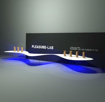Cortile d Onore design island Pleasure-Lab Acquapura (8,55 x 1,20 x h 0,85 m.