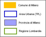 Trasporto Domanda Pubblico insediativa Variazione popolazione residente Ambito territoriale 2001 2011 Variazione % Milano 1.256.211 1.242.