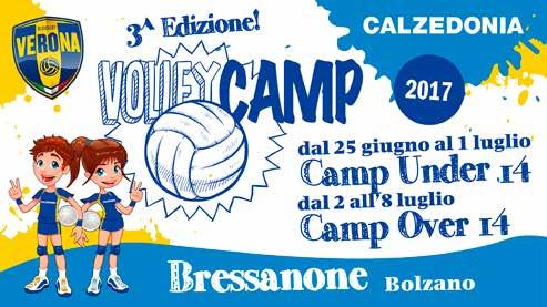 MONDO BLUVOLLEY i aprono ufficialmente le iscrizioni per il Calzedonia Volley Camp che per il terzo anno Sconsecutivo andrà in scena a Bressanone (BZ).