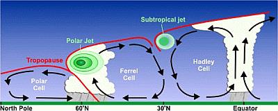 IL MODELLO A TRE CELLE http://radiopenelope.it/la-circolazione-generaledellatmosfera-di-attilio-celotto/#.ugufgtlwm54 http://www.meteoperugia.altervista.org/glossario.