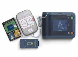 PRIMO SOCCORSO Defibrillatore Semiautomatico FRX (Ref. PHD861304 Defibrill. FRX; Ref. PDH989803139251 Valigetta morbida; Ref. PHD989803139311 Chiave pediatrica; Ref. PHD01BM3200-MO-CS Pallone monouso.